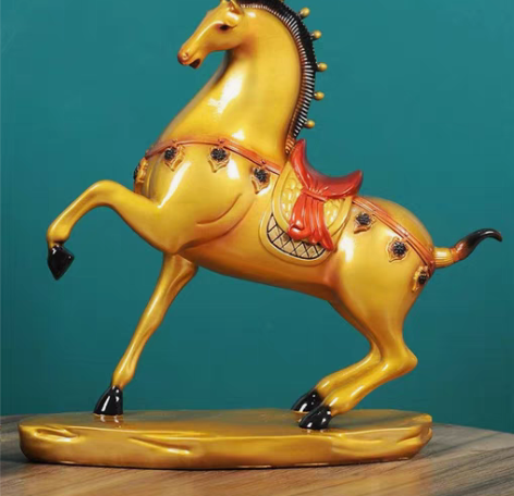 包邮轻奢马摆件招财客厅装饰摆设办公室乔迁新...