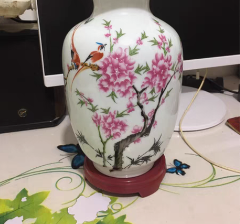 ，景德镇陶瓷花瓶摆件客厅插花中式家居饰品水...
