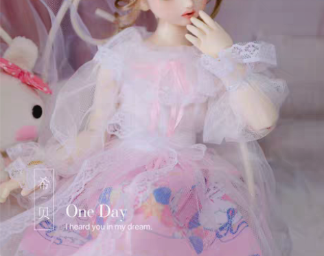 {白猫}bjd4分6分3分msd娃衣洛丽塔...