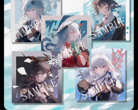 【出】明日方舟同人纸片 现货 p1 浊蒂黑...