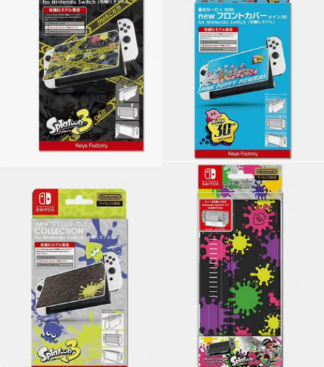 包邮【现货】喷射战士3主题ns oled前...