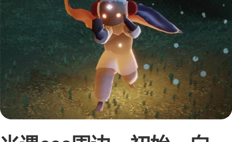 光遇cos周边，初始，白鸟，矮人，烟花杖…...