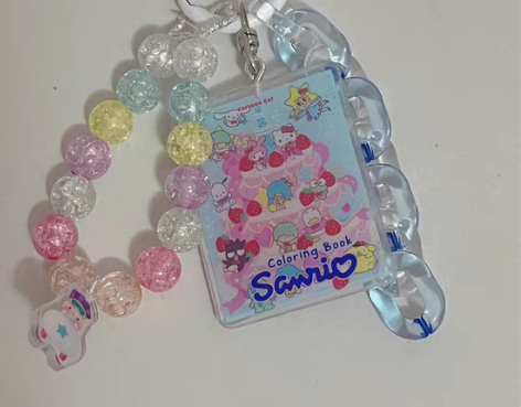 diy自制三丽鸥亚克力牌挂件 牌膜未撕，制...