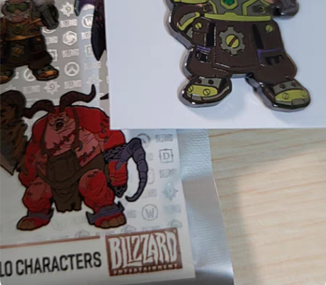 暴雪嘉年华徽章盲盒全新托比昂 仅拆封 运费...