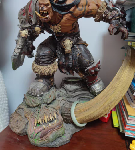 暴雪魔兽世界正版，地狱咆哮雕像，微损故便宜...