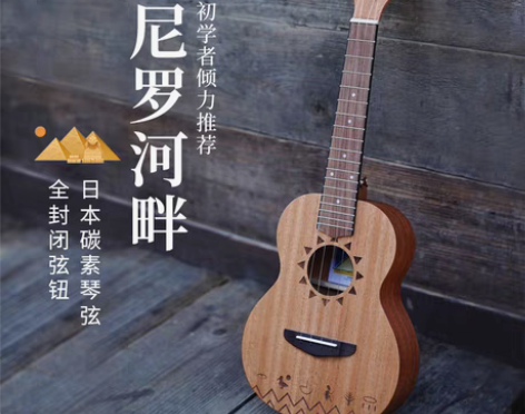 转卖TODO尤克里里 尼罗河畔 碳素琴弦桃...