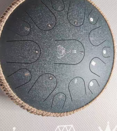 包邮【鲁儒空灵鼓 顶配钛金钢款】14寸15...