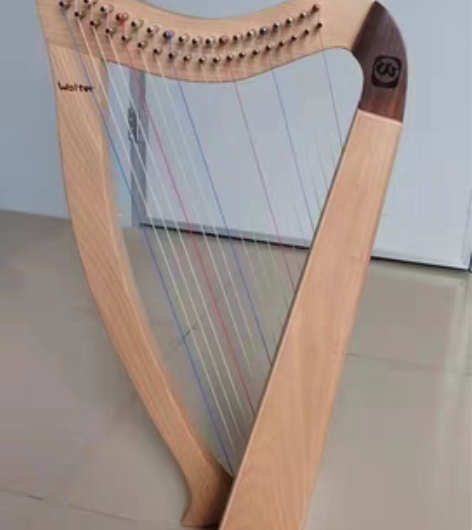 包邮沃尔特莱雅琴19弦15音小竖琴7音10...