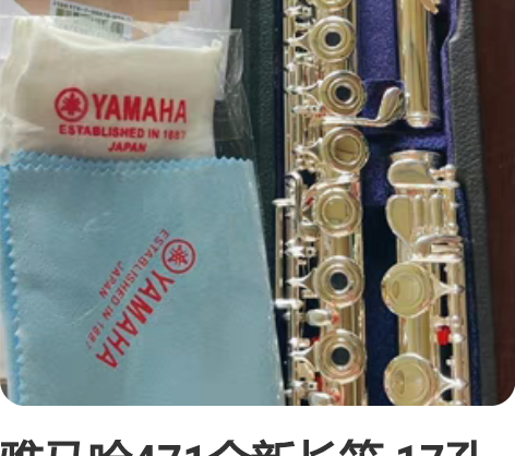 雅马哈471全新长笛 17孔开闭两用长笛乐...