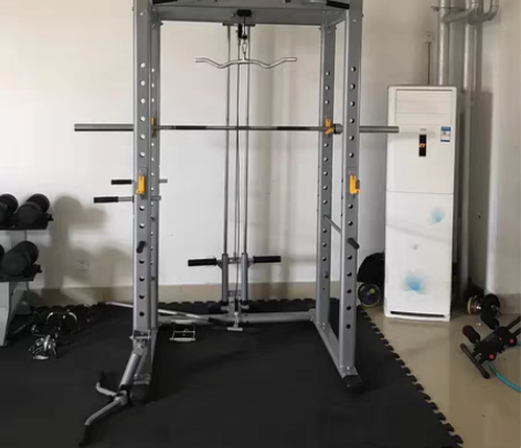 包邮专业深蹲架框式龙门架举重卧推深蹲杠铃套...