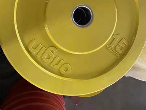 实惠价出售全胶杠铃片 规格在5 10 15...