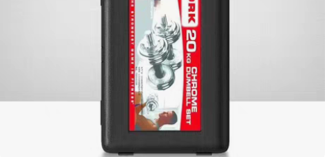 哑铃空盒子电镀哑铃礼盒15kg20千克30...