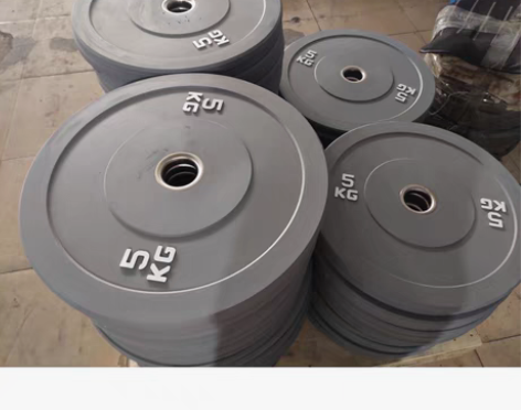 包邮彩色全胶杠铃片 1微瑕疵 喜欢的私聊 ...