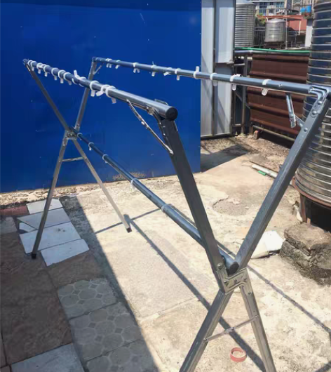 包邮【28.9包邮】不锈钢晾衣架落地折叠寝...