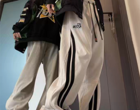 转卖美式高街hiphop卫裤女潮ins秋冬...