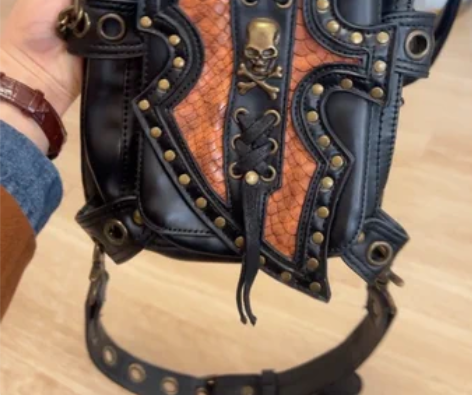 出复古风格腿包  漂亮 感兴趣的话点“我想...