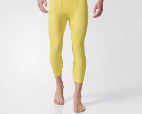 阿迪黄色七分裤 xxl号 偏小 只拆了吊牌...