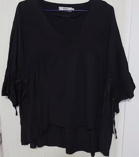 包邮夏季中袖罩衫 130斤内可穿 显瘦 二...