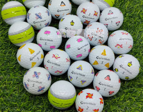 包邮高尔夫球 泰勒梅 五层球 最新款花球 ...