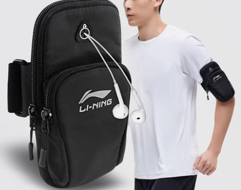 转卖李宁跑步手机臂包户外手机袋男女通用运动...