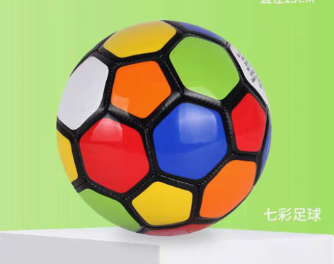 转卖【国庆价】哈哈球2号七彩足球小皮球幼儿...