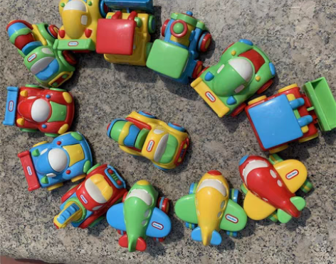 包邮little tikes小泰克回力惯性...