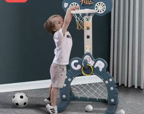 转卖儿童篮球架室内可升降宝宝1-2-3-6...
