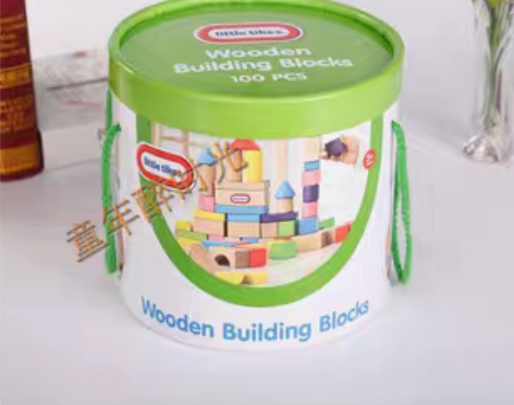 转卖美国品牌小泰克100颗粒大颗粒纯色积木...