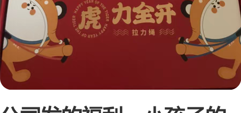 公司发的福利，小孩子的玩意（五子棋，拉力绳...