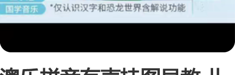澳乐拼音有声挂图早教 儿童宝宝启蒙看图识字...