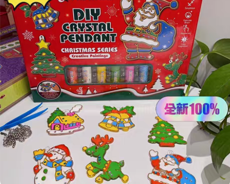 包邮纽奇DIY手工水晶免烤胶画圣诞节礼物 ...