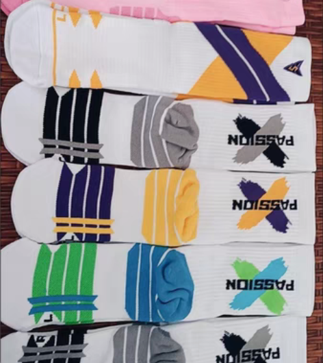 包邮【5双装】维动篮球袜,男中长筒加厚毛巾...