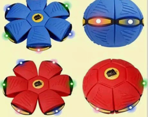 转卖抖音脚踩球飞碟球解压发光踩踩球网红同款...