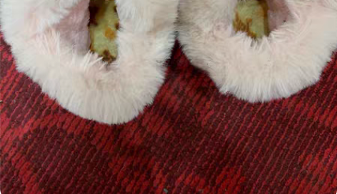 包邮粉色亮片女童雪地靴 尺码：28码 鞋子...