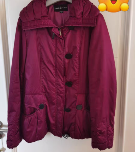 女士天马服饰羊毛碎片外套 165/84A，...