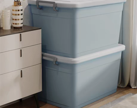 转卖佳帮手加厚特大号收纳箱塑料衣服储物盒大...