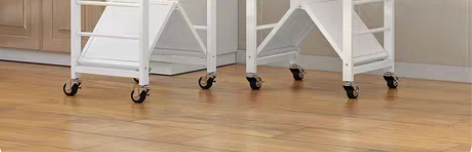 包邮【工厂直发】免安装落地折叠置物架新款厨...