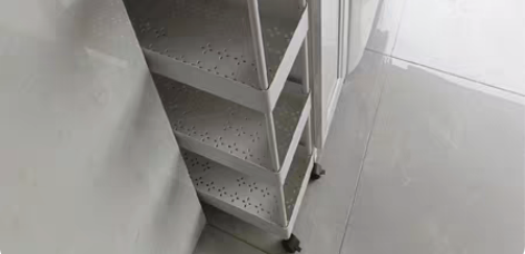 包邮低价清库存 全新夹缝卫生间浴室夹缝带轮...