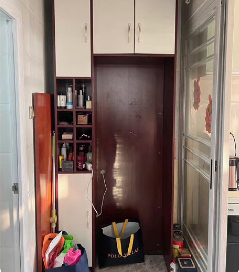 冰箱收纳柜，留双开门冰箱位，餐边位 储物柜...