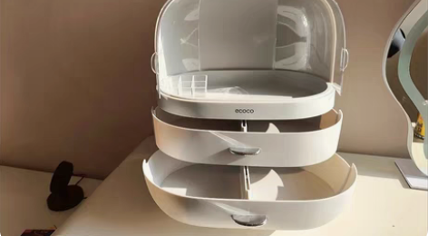 包邮（剩下20个）桌面防尘置物架护肤品整理...