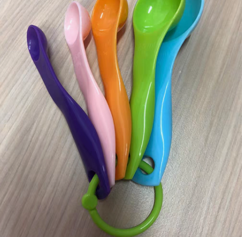 双刻度量勺5件套 分别是1、2.5、5、7...