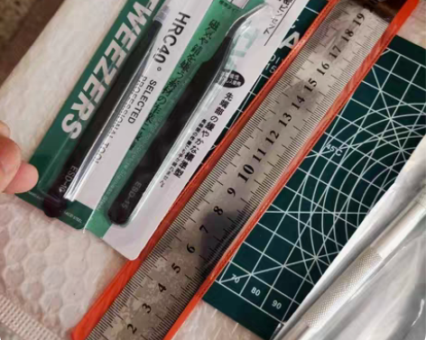 包邮【全新手帐工具包】手账刻刀镊子切割垫板...