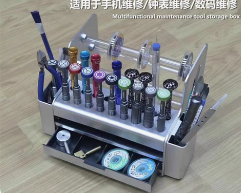 多功能手机维修工具收纳盒元件整理零件盒螺丝...