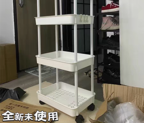包邮小推车置物架厨房落地移动浴室卫生间床头...