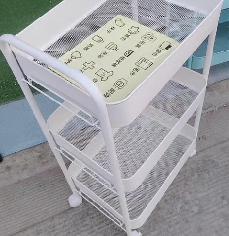 包邮【全新包邮】美容推车移动美甲美发家用多...