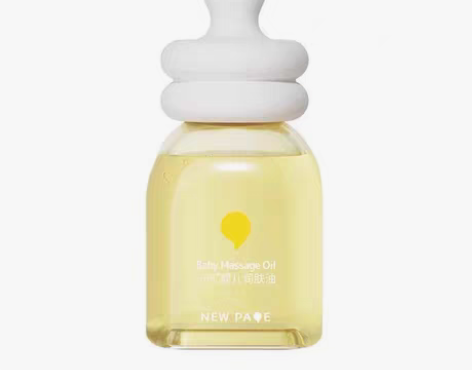 包邮newpage一页抚触油新生婴儿身体油...