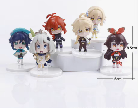 包邮Q版原神手办盲盒公仔米哈游动漫模型周边...