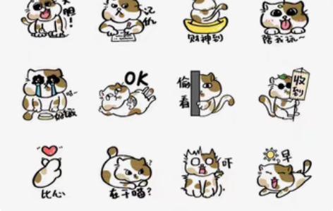 设计表情包 ip形象 q版人物动物 接 感...