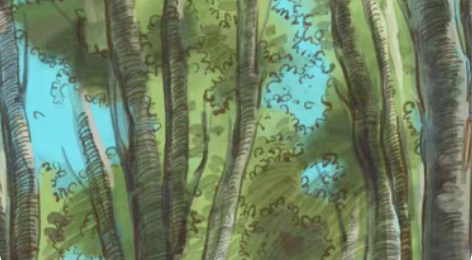 插画 速涂 场景设计 cg板绘 价格视要求...