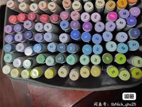 包邮瑞蒙特 瑞萌特双头马克笔109色 30...